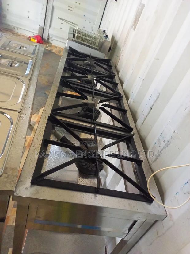Commercial 4 Burner Gas Cooker