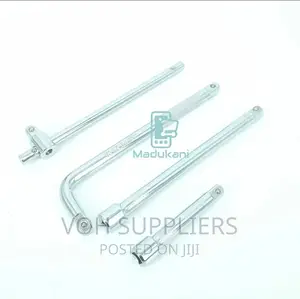 4PCS Half Inch Dr Sliding T Handle, L Handle, and Extension