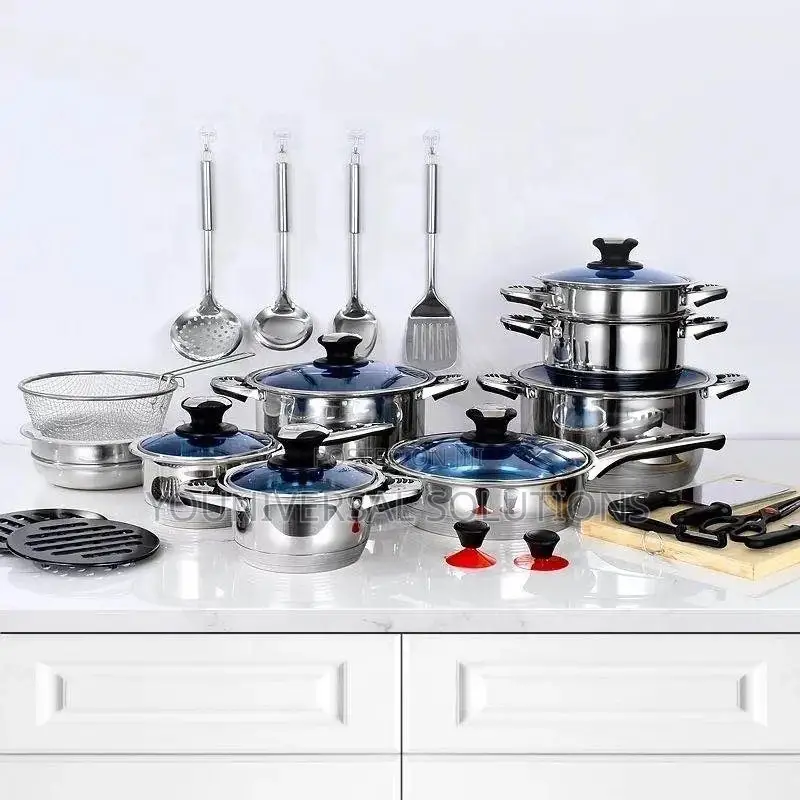 Marwa Stainless Steel 30pcs Cookware Sets.
