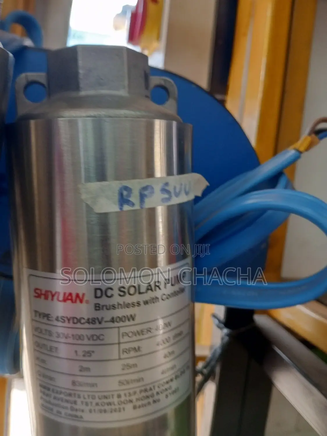 Shiyuan DC Solar Pump Brushless With Controller Submersible
