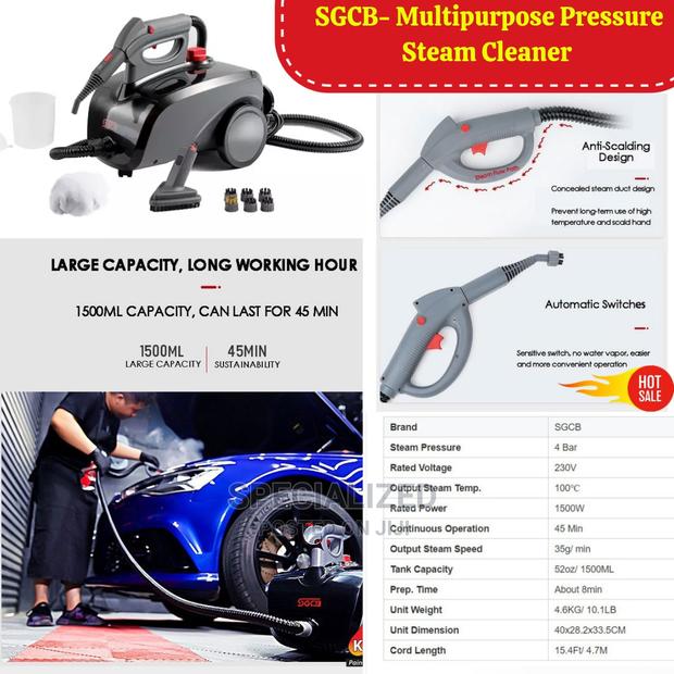High Quality Multipurpose Steam Pressurized Cleaner - main view