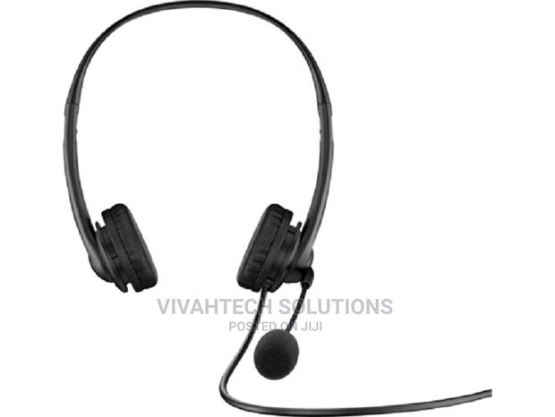 T1A67AA HP Stereo USB Headset Black - main view