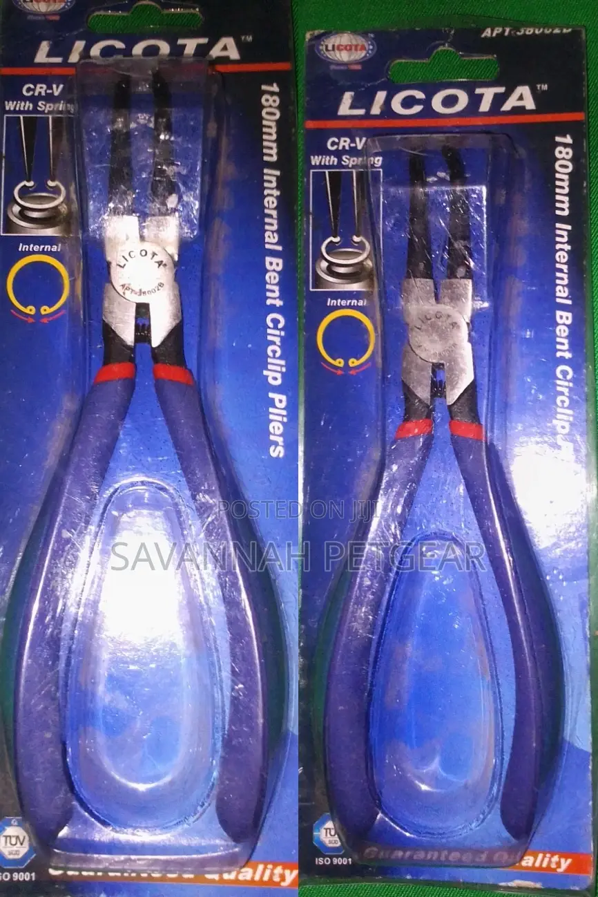 High Quality 180mm Internal Bent Circlip Plier
