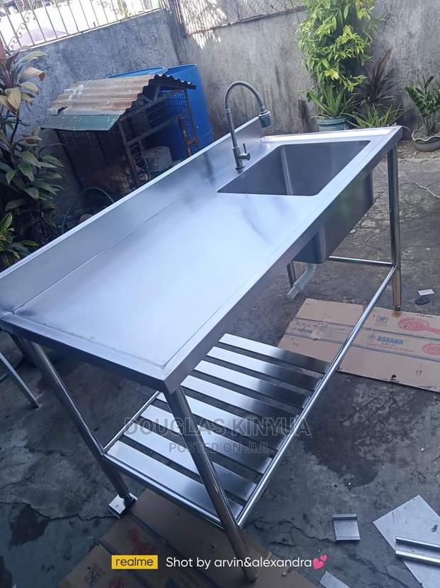 Stainless Steel Kitchen Sink ( Top Working Sink)