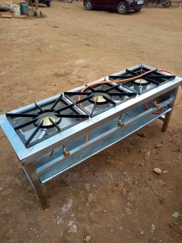 Gas Cooker Stainless Steel Make. - main view