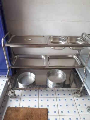 Stainless Steel Food Trolley. - thumbnail 2