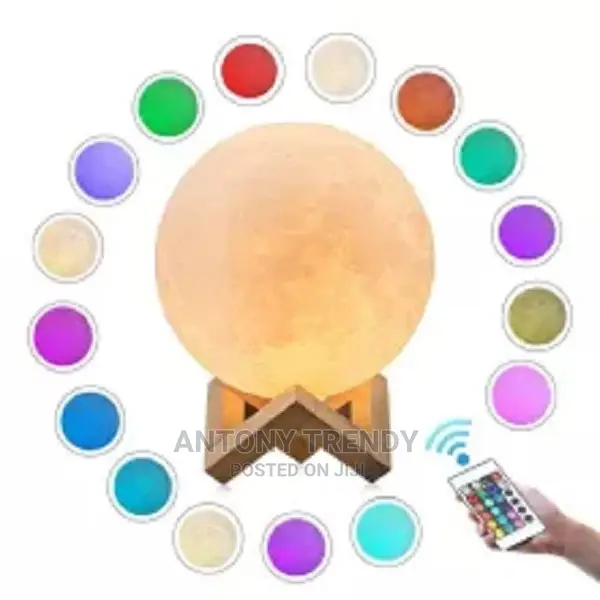 Moon Lamp 3D Print LED Night Light.