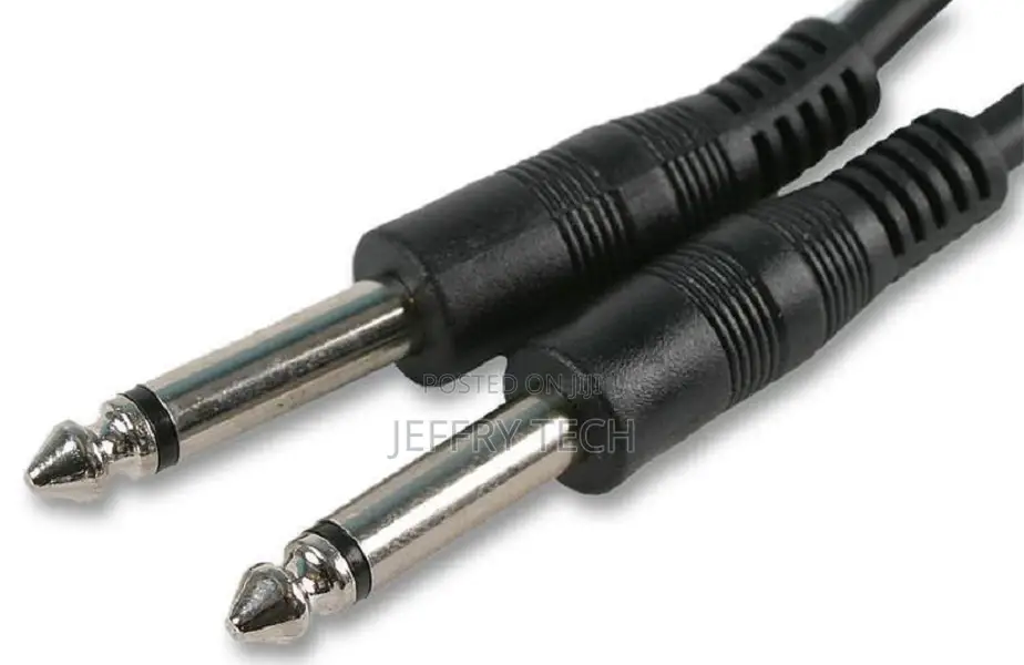 Guitar Amp Keyboard Lead Cable 6.35mm Mono Jack Jack Plug 6.