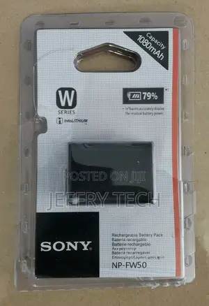 Sony NP-FW50 W SERIES Rechargeable Lithium-Ion Battery 1080m