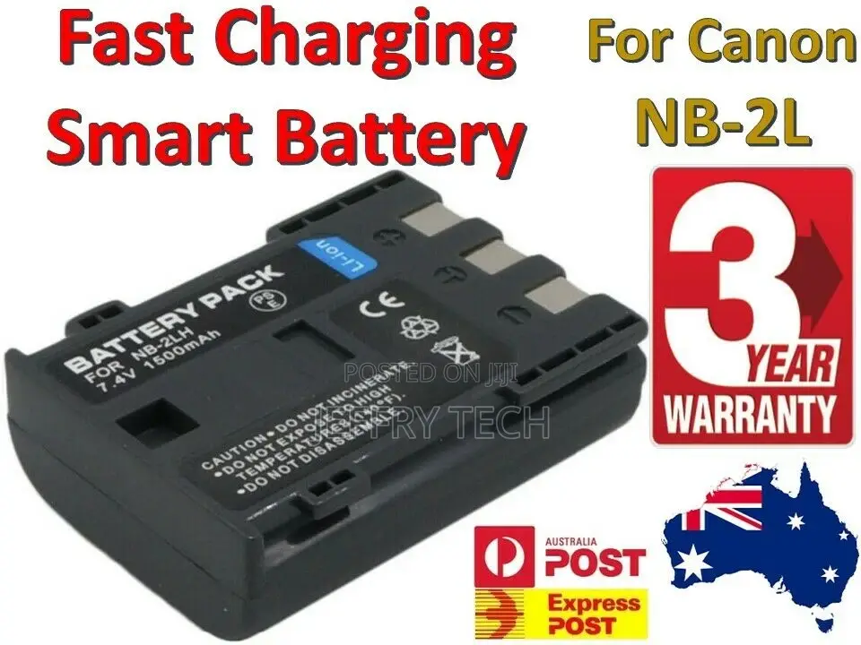 Nb-2l Nb-2lh Bp-2lh Battery for Canon EOS 350D 400D Digital