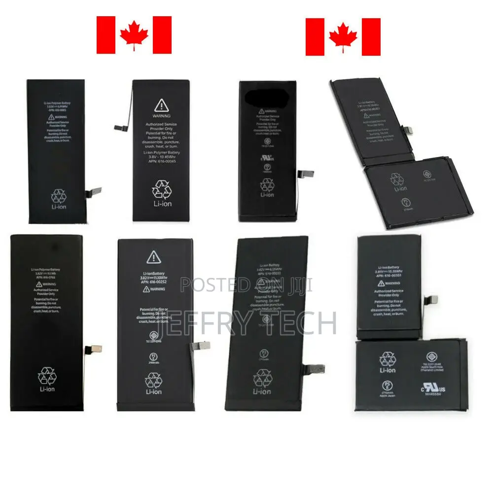 Replacement Battery for Apple iPhone XR XS Max X 8/8p 7/7p 6