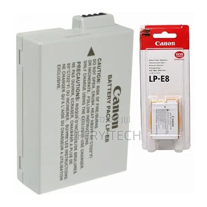 E8 Battery Compatible With Canon 700D, 600D, 650D, 550D, Reb