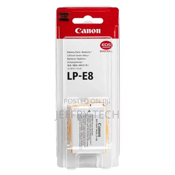 E8 Battery Compatible With Canon 700D, 600D, 650D, 550D, Reb