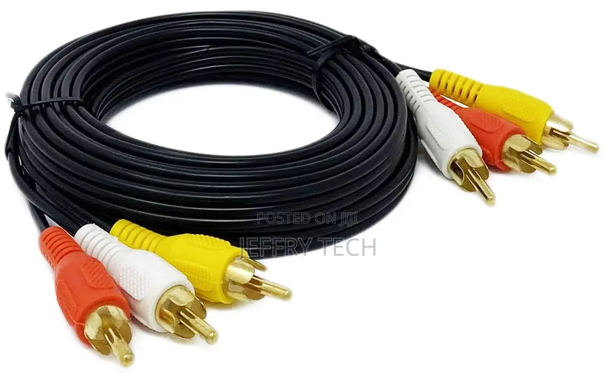 RCA M/Mx3 Audio/Video Cable Gold Plated - Audio Video RCA C