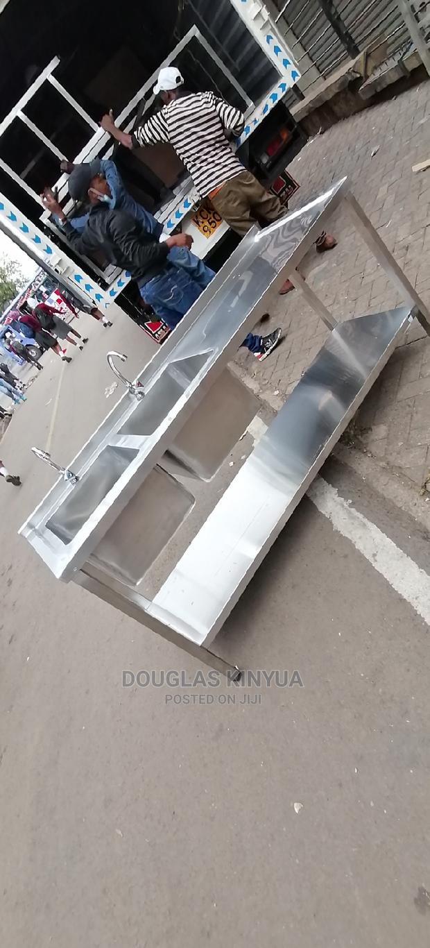 Stainless Steel Washing Sink. - main view