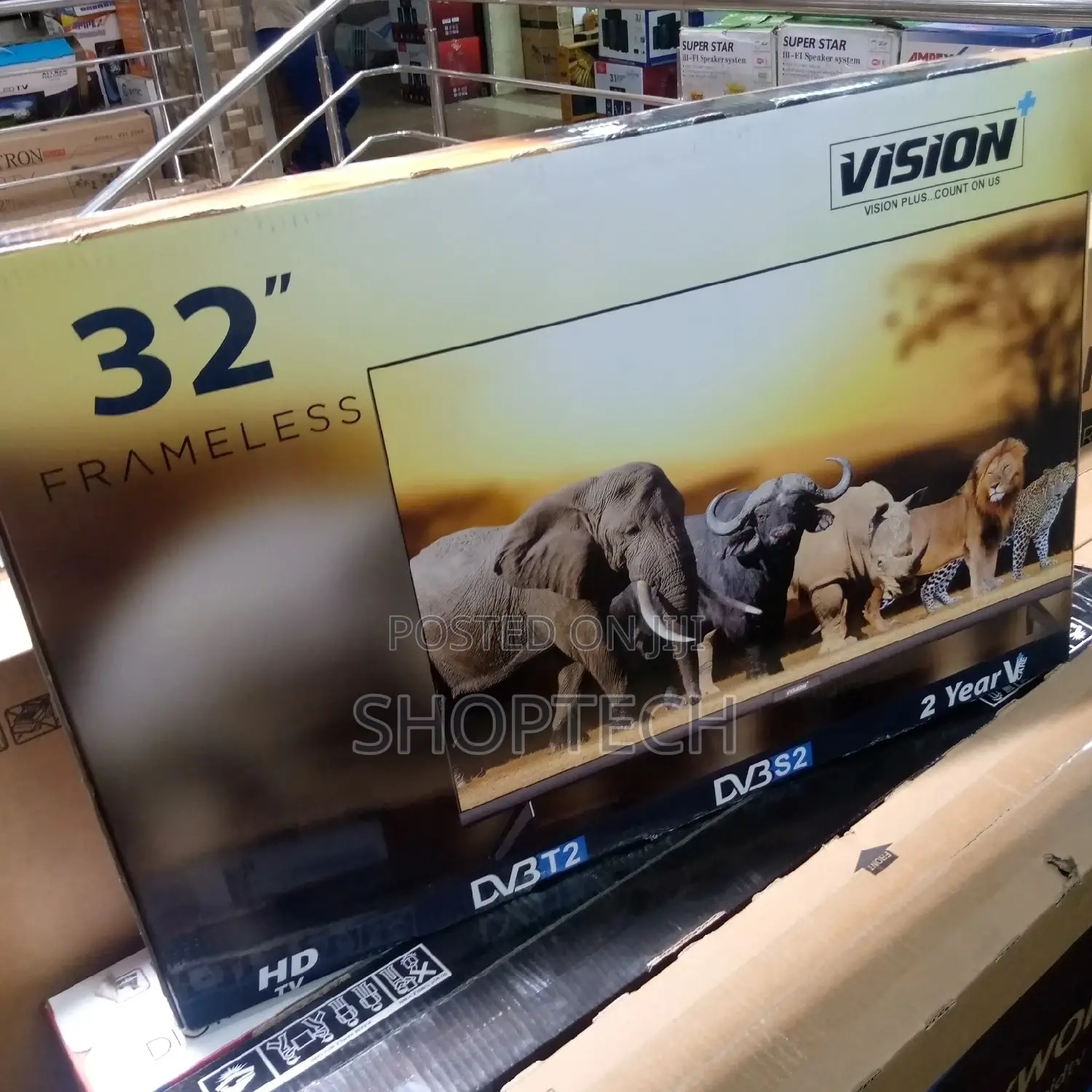 Vision Plus 32 Inch Flameless Digital TV