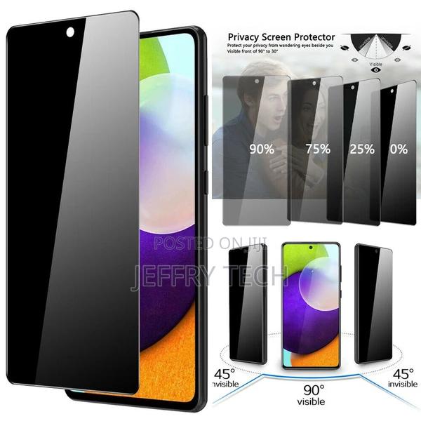 Anti Spy Screen Protector for Samsung Galaxy S21 S21 Plus S2 - thumbnail 2