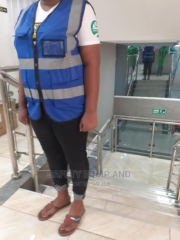 Blue Reflective Vest/Safety Wear - main view