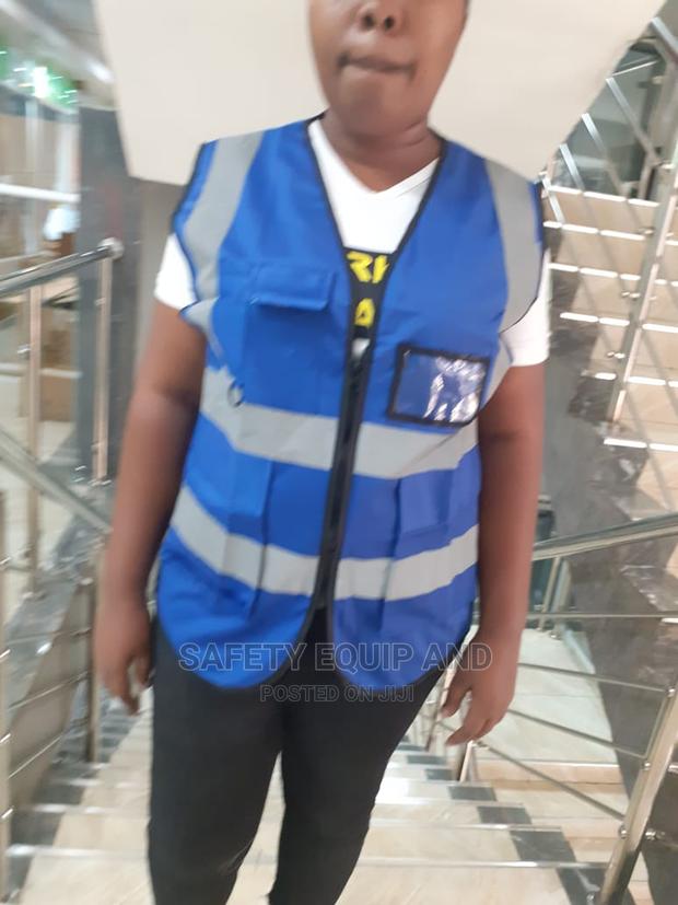 Blue Reflective Vest/Safety Wear - thumbnail 2