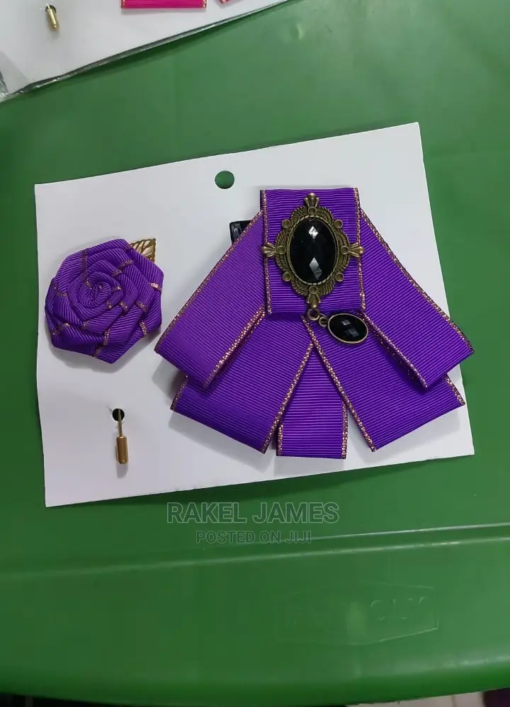 Purple French Bowtie