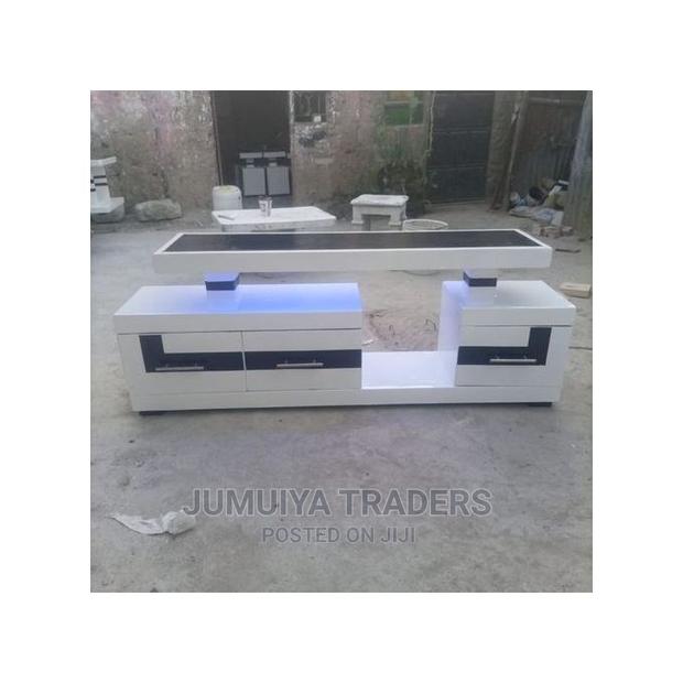 Modern TV Stand With Storage LED Lights - thumbnail 2
