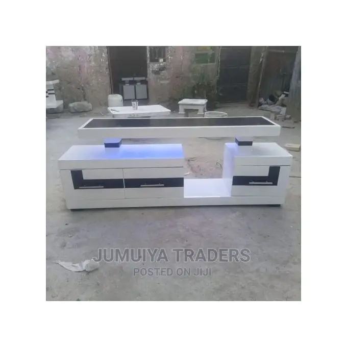 Modern TV Stand With Storage LED Lights