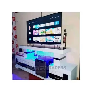 Modern TV Stand With Storage LED Lights
