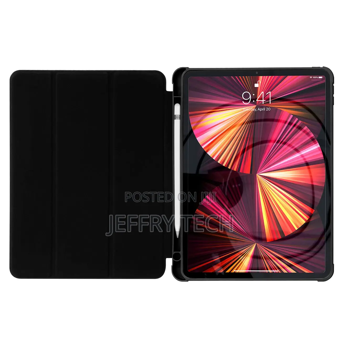 Stand Tablet Case Smart Cover for iPad Pro 12.9'' 2021 With