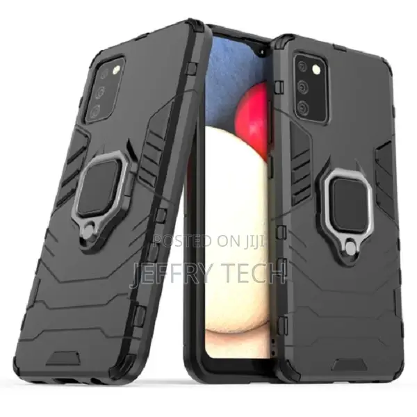 Ring Armor Case Tough Rugged Cover for Samsung Galaxy A02s