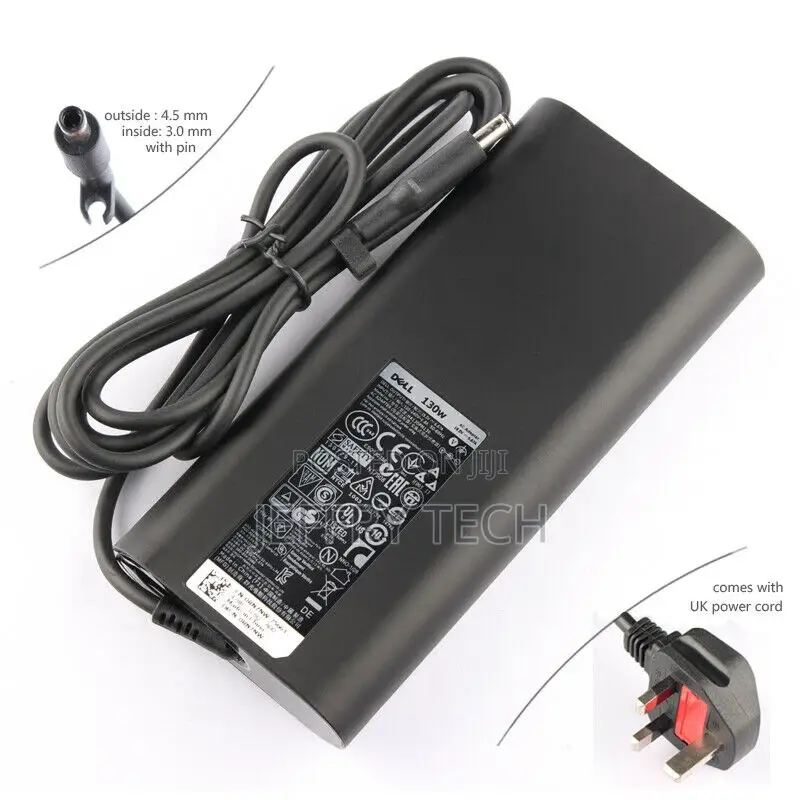 DELL Slim 130W Precision M3800 XPS 15 7590 9530 Adapter Char