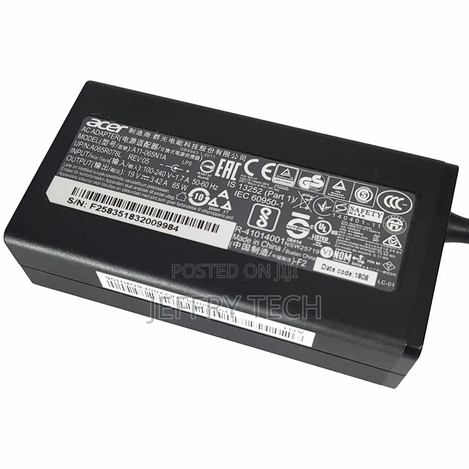 Acer Aspire Nitro AN515-31 AC Power Adapter Charger Supply 1