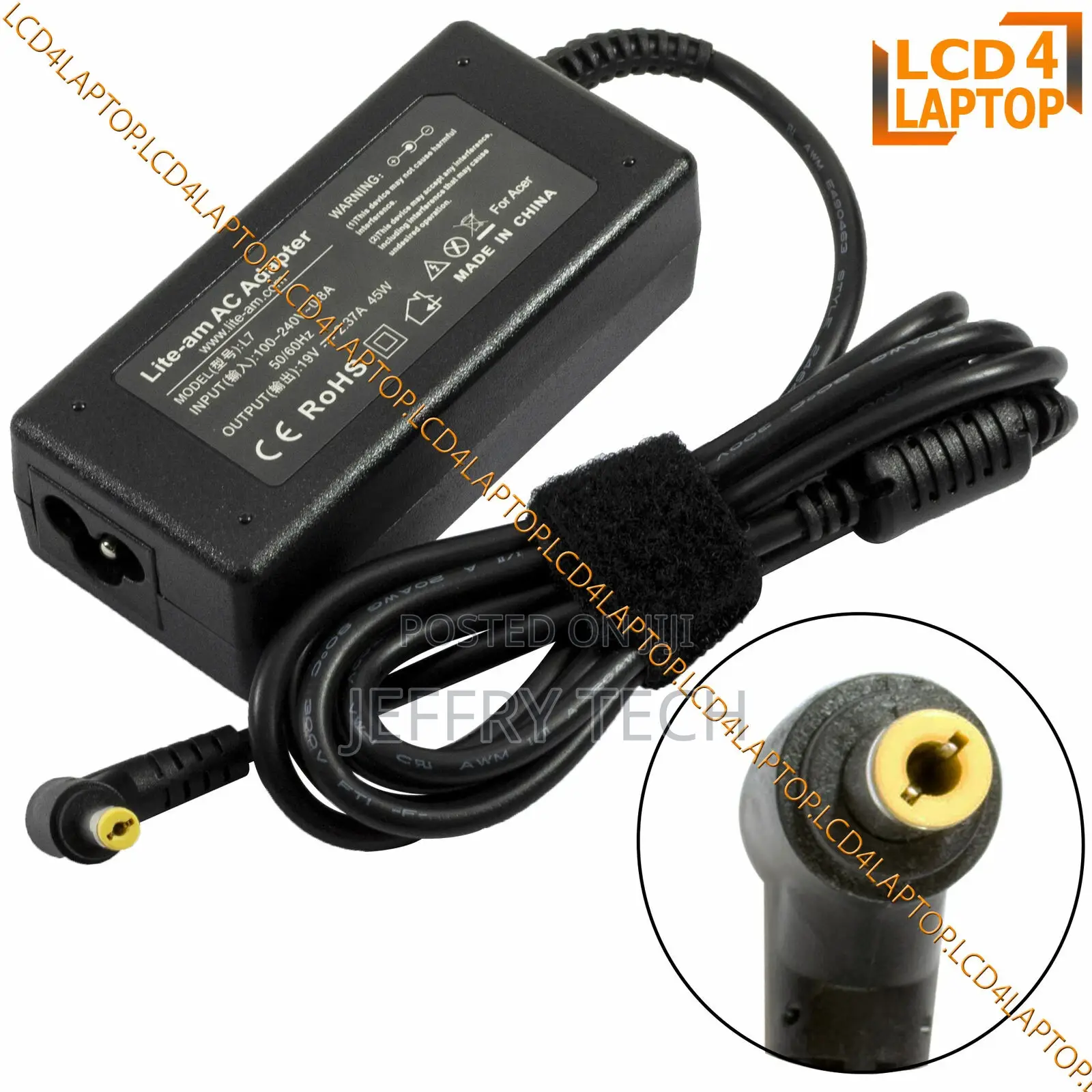 For Acer ASPIRE ONE D255e-13dqkk Laptop Power Supply AC Char