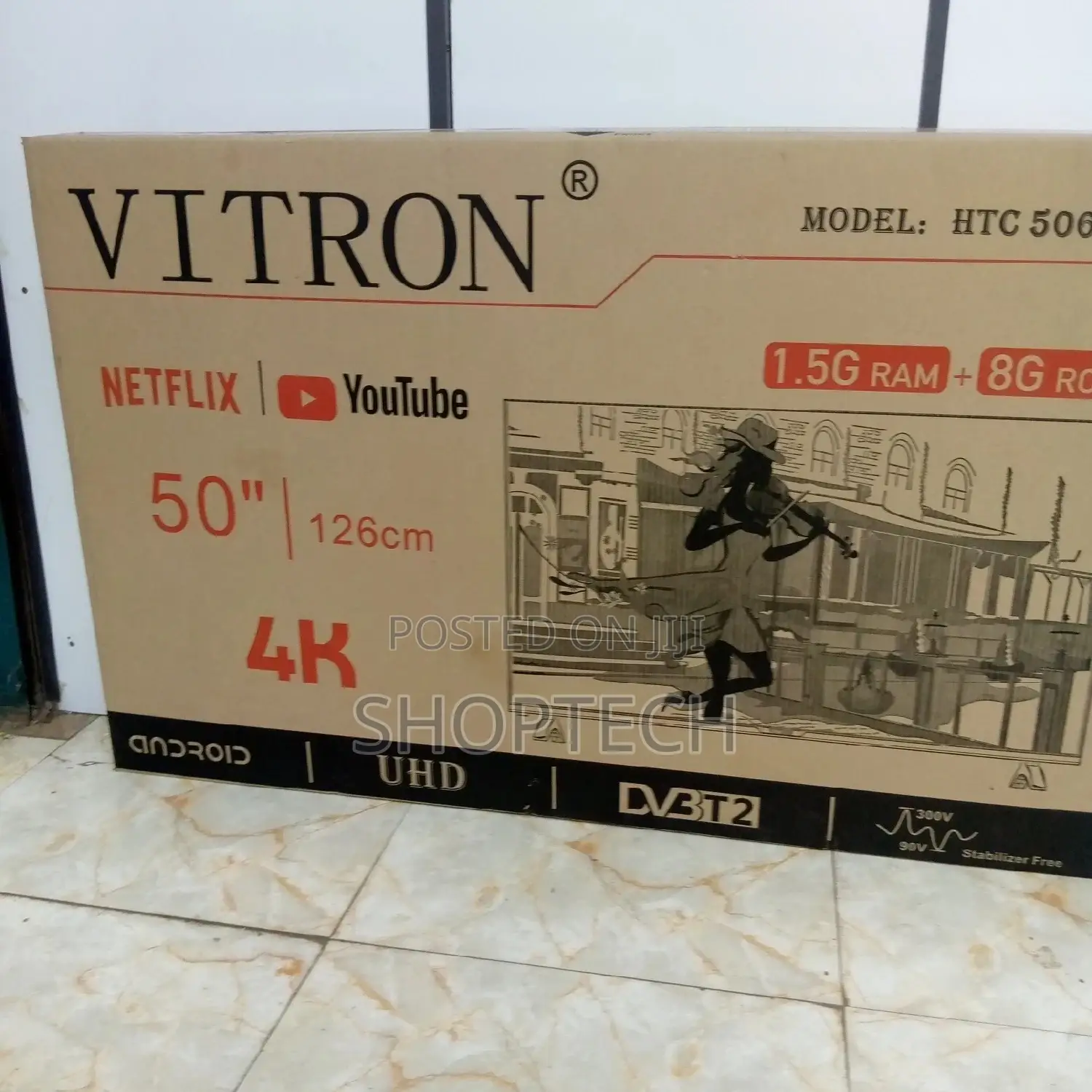 Vitron 50 Inches Smart Android TV