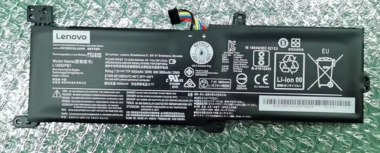 L16l2pb3 Battery Lenovo Ideapad 320-15abr L16l2pb1 L16c2pb2