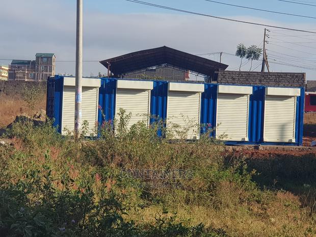 40ft Container Stalls Delivered and Installed at Site. - main view