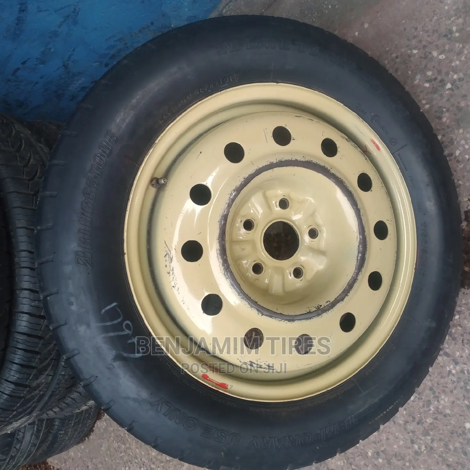 Complete Spare Tire Size 17 Inch.