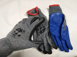 Palm Coated Diamond Grip Gloves