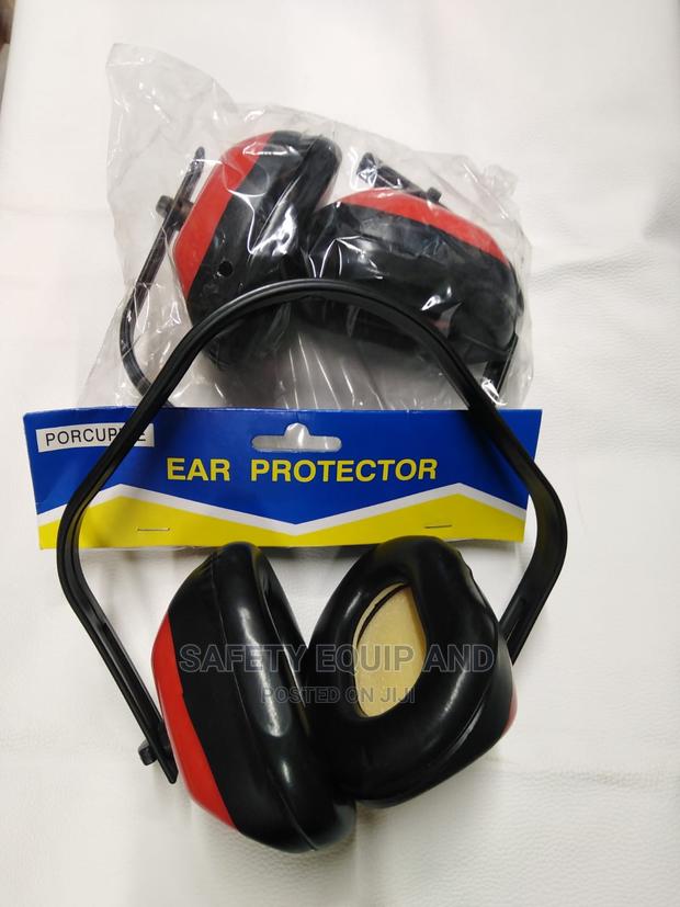 Red Black Earmuffs