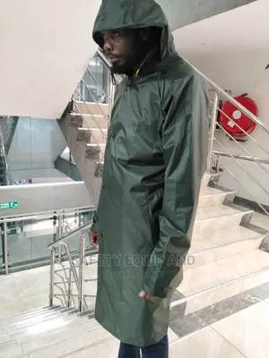 Jungle Green Raincoats on Stock