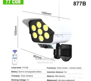 Solar Light Motion Sensor Security Dummy Camera