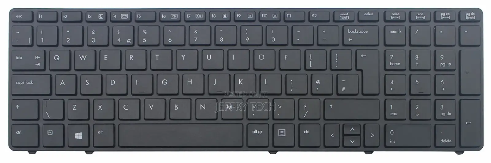 Keyboard Black Frame for HP Elitebook 8560p 8570p Probook 65