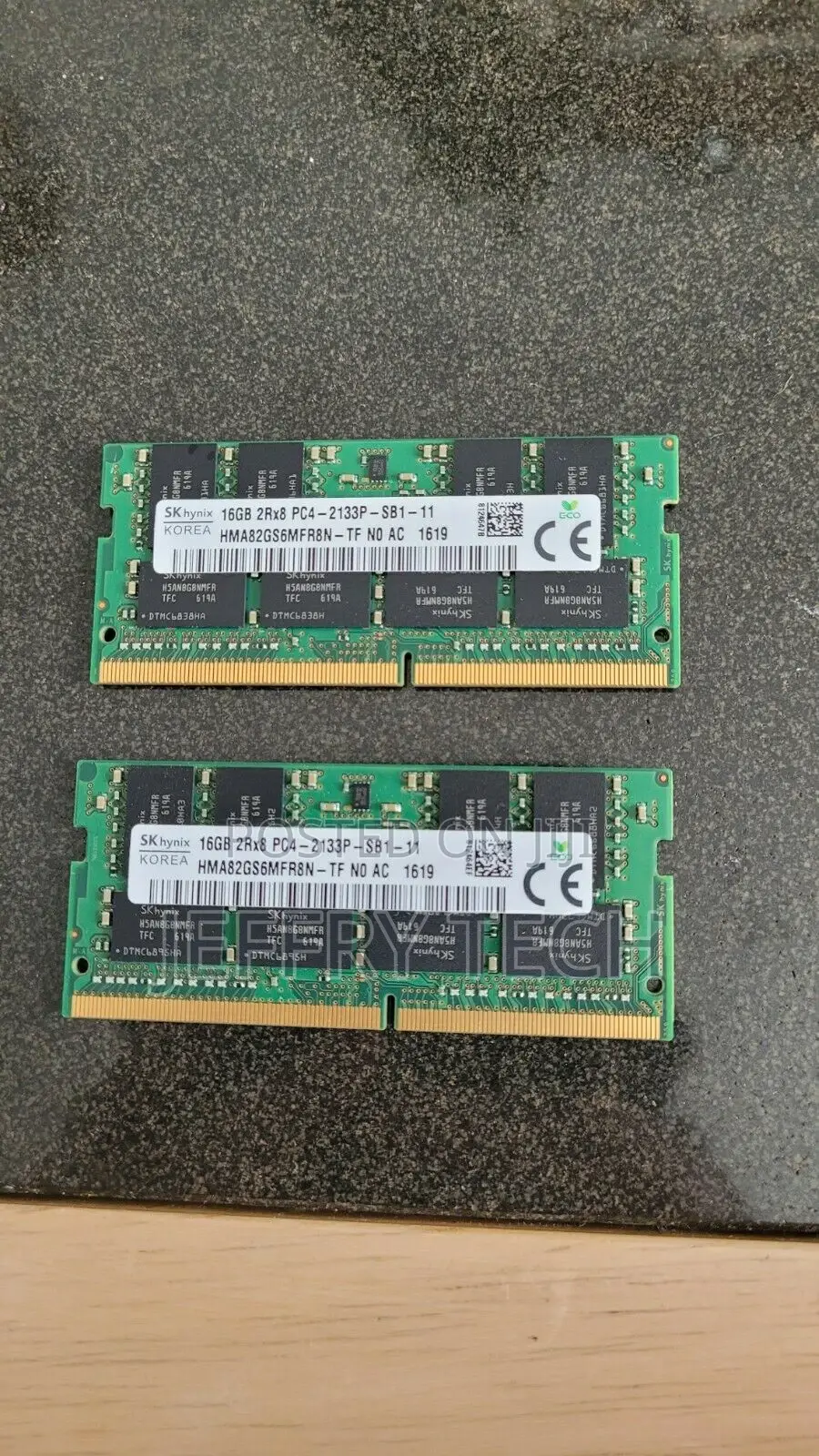 16GB 2rx8 PC4-2133P-SB1-11 Ram