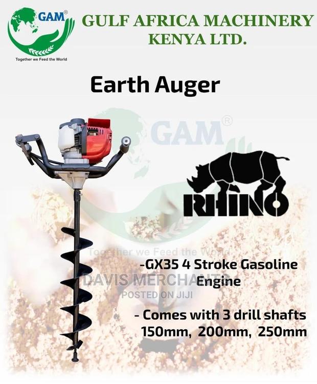 Gulf Earth Auger With Gx35 -4 Stroke Petrol Engine / 3 Bits