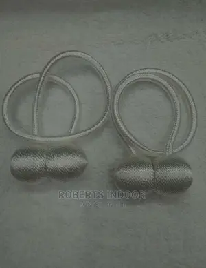 Grey Elegant Curtain Holder