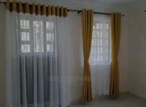 Elegant Mustard Yellow House Curtain