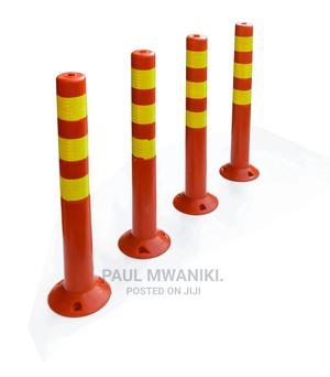 Flexible Bollard Traffic Delineator Post Warning Post - main view