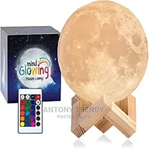 BRIGHTWORLD Moon Lamp Moon Night Light 3D .