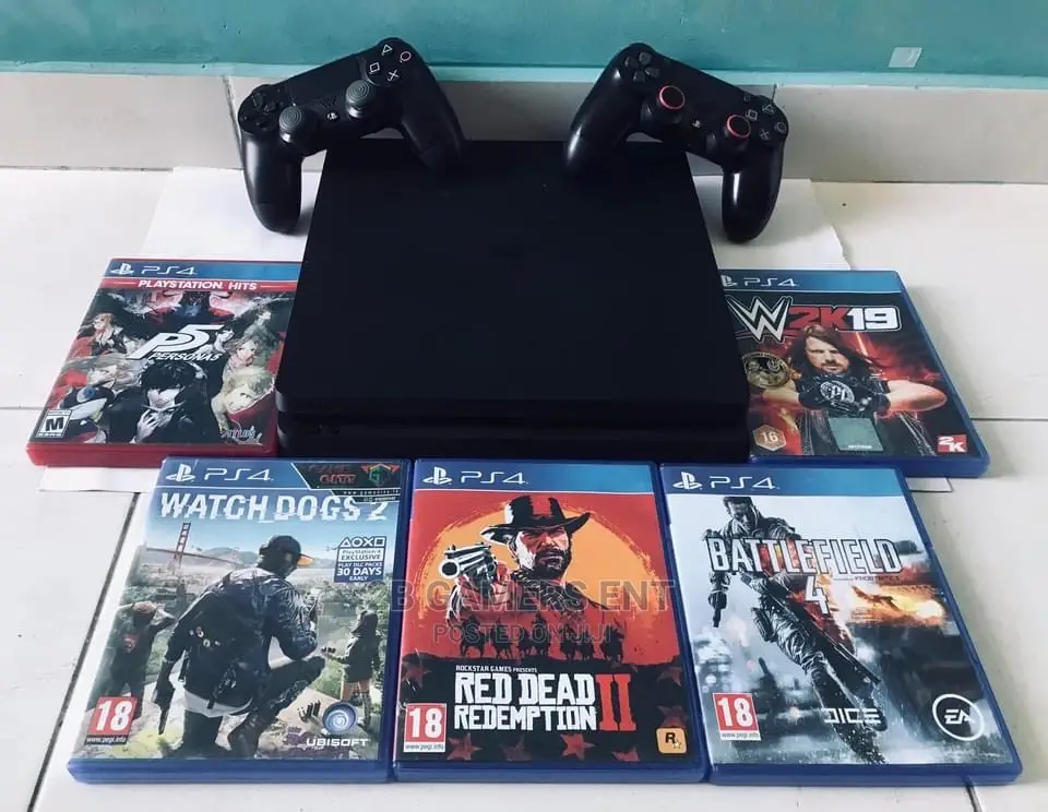 Play Station 4 Slim With Games at Prices
