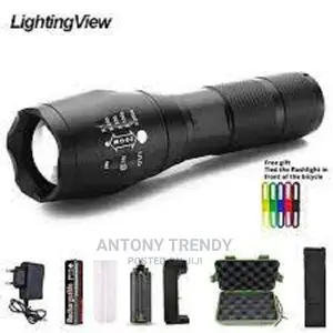 LED Tactical Flashlight, Ultra Bright High Lumens XML T6 .