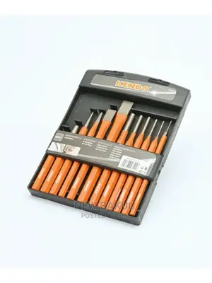 KENDO Punch Chisel 26544 12 Pcs./Set
